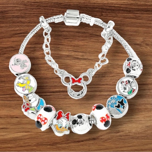 Disney Characters Charm Bracelet 7.9” - Picture 5 of 9